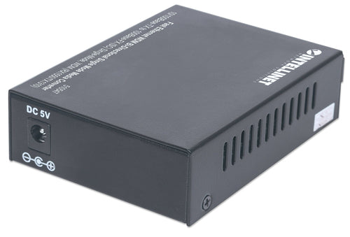 Intellinet Fast Ethernet WDM Bi-Directional Single Mode Media Converter, 10/100Base-Tx to 100Base-Fx (SC) Single-Mode, 20 km (12.4 mi.), WDM (Rx1550/Tx1310)