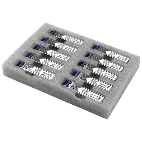 StarTech.com Cisco GLC-LH-SM Compatible SFP Transceiver Module - 1000BASE-LX/LH - 10 PACK~10 Pack Cisco GLC-LH-SM Compatible SFP Module (10 Pack) - 1000BASE-LX/LH - 1GbE Single Mode Fiber SMF Optic Transceiver - 1GE Gigabit Ethernet SFP - LC 10km -
