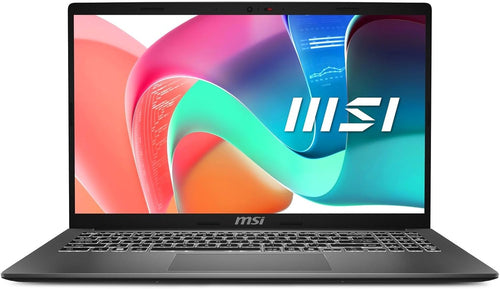 MSI Modern 15 F1MG-008US Intel Core 7 150U Laptop 39.6 cm (15.6") Full HD 16 GB DDR4-SDRAM 1 TB SSD Wi-Fi 6E (802.11ax) Windows 11 Pro Grey