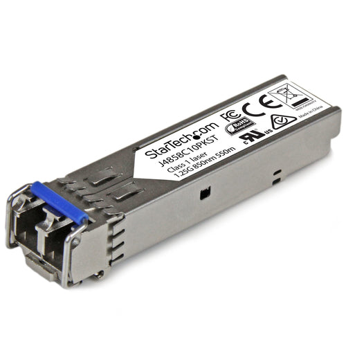 StarTech.com HP J4859C Compatible SFP Transceiver Module - 1000BASE-LX - 10 Pack~10 pack HPE J4859C Compatible SFP Module - 1000BASE-LX - 1GbE Single Mode /Multi Mode Fiber Optic Transceiver - 1GE Gigabit Ethernet SFP - LC 10km - 1310nm - DDM HPE 1400,