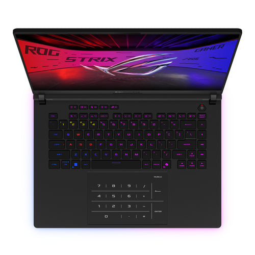 ASUS ROG Strix SCAR 16 G635LW-XS97 Intel Core Ultra 9 275HX Laptop 40.6 cm (16") 2.5K 32 GB DDR5-SDRAM 2 TB SSD NVIDIA GeForce RTX 5080 Wi-Fi 7 (802.11be) Windows 11 Pro Black