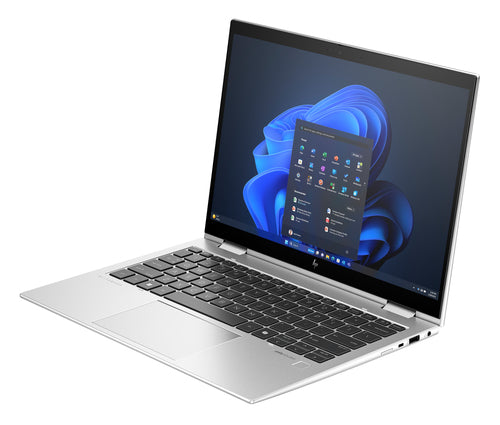 HP Elite x360 830 G11 Intel Core Ultra 7 165U Hybrid (2-in-1) 33.8 cm (13.3") Touchscreen WUXGA 16 GB LPDDR5x-SDRAM 512 GB SSD Wi-Fi 6E (802.11ax) Windows 11 Pro Silver