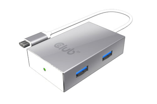 CLUB3D The Club 3D CSV-1541 USB 3.1 Gen 1 Type-C to 4x USB Type-A Data and Charging Hub