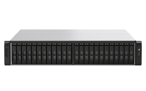 QNAP TS-h2490FU NAS Rack (2U) EPYC 7302P 256 GB DDR4 0 TB QuTS hero Black, Grey