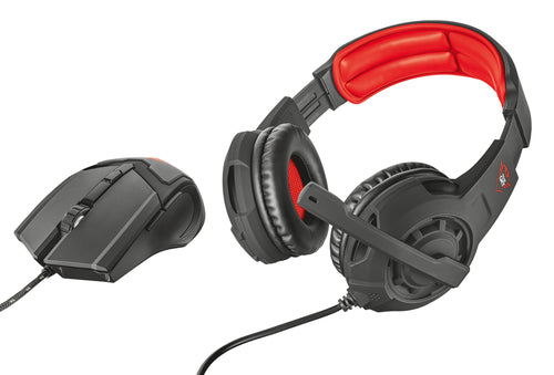 Trust GXT 784 Headset Wired Head-band Gaming Black, Red