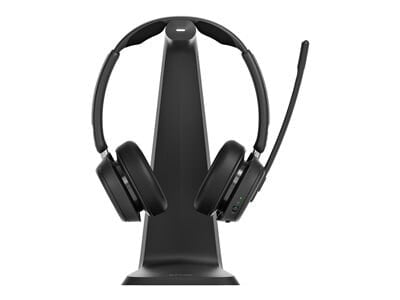 Lenovo IMPACT 1061T Headset Wireless Head-band Office/Call center Bluetooth Charging stand Black