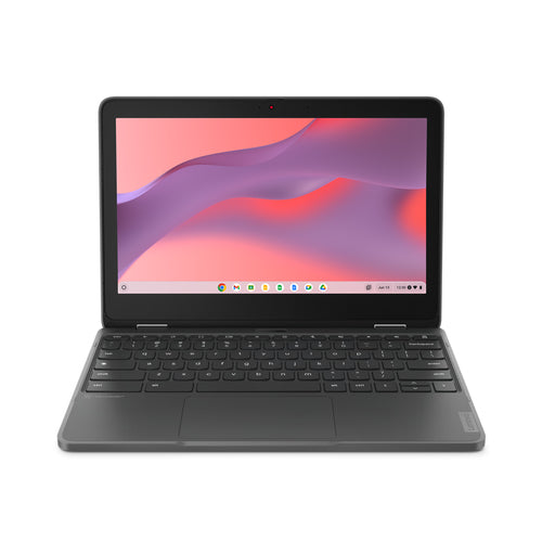 Lenovo 300e Yoga Chromebook Gen 4 MediaTek Kompanio 520 29.5 cm (11.6") Touchscreen HD 4 GB LPDDR4x-SDRAM 32 GB eMMC Wi-Fi 6 (802.11ax) ChromeOS Grey QWERTY English