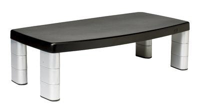 3M MS90B monitor mount / stand Desk Black, Silver