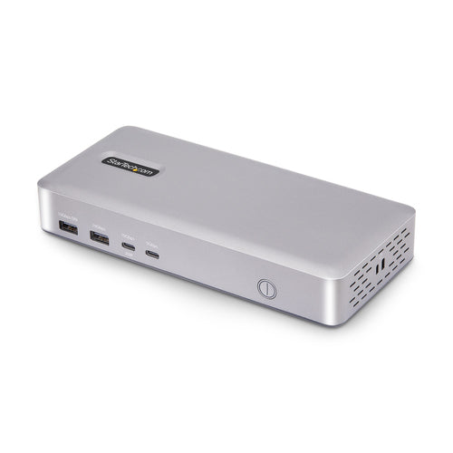 StarTech.com Dual-Monitor USB4 Docking Station, Dual 4K 120Hz or Single 8K 60Hz HDMI, 100W Laptop Charging, 2.5GbE, USB-C Multi-Monitor Dock, Driverless