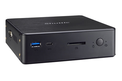 Shuttle XPC nano NC02U7 PC/workstation barebone Nettop Black i7-6500U LGA 1356 (Socket B2) 2.5 GHz