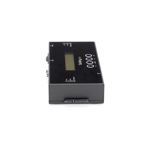 StarTech.com 1:1 Standalone Hard Drive Duplicator and Eraser, SAS and SATA HDD/SSD Cloner/Copier, Hard Drive Duplicator and Sanitizer, LCD Display, TAA Compliant