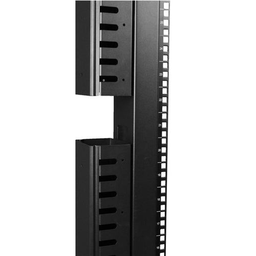 StarTech.com Vertical Cable Organizer with Finger Ducts - 0U - 6 ft.