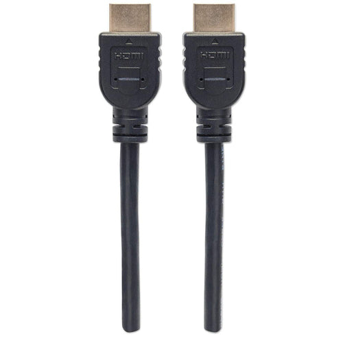 Manhattan HDMI 4K@60Hz Cable with Ethernet - CL3 rated, 3m, Suitable for In-Wall use, For ALL 4K & 1080p/HD uses - when upgrading now or have it ready for when you need it, Male to Male, Black, Ultra HD 4k x 2k, Lifetime Warranty, Premium High Speed