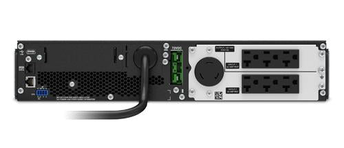 APC Smart-UPS On-Line, 2200VA, Rackmount 2U, 120V, 6x 5-20R+1x L5-20R NEMA outlets, Network Card, Extended runtime, W/ rail kit