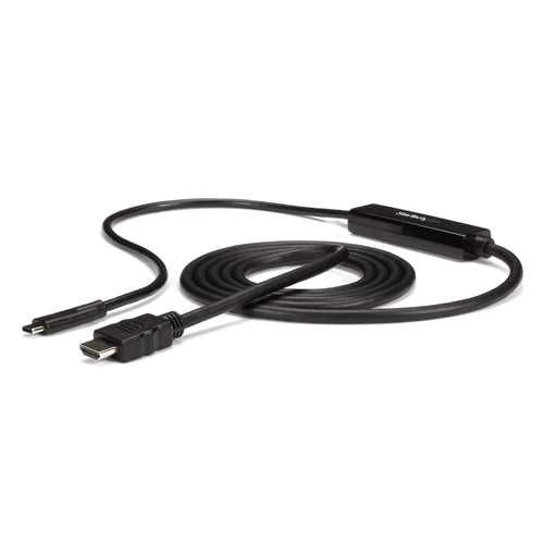 StarTech.com 6ft (2m) USB C to HDMI Cable - 4K 30Hz USB Type-C to HDMI Video Display Converter - USB-C DP Alt Mode to HDMI Monitor Adapter Cord - Thunderbolt Compatible