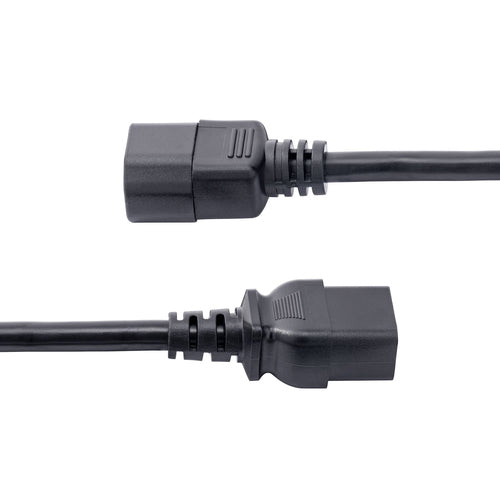StarTech.com 6ft (1.8m) Heavy Duty Power Cord, C14 to C19, 15A 250V, 14AWG, Heavy Gauge PDU Power Cable, Replacement Server Power Cable, AC Power Cord, TAA Compliant, UL Listed