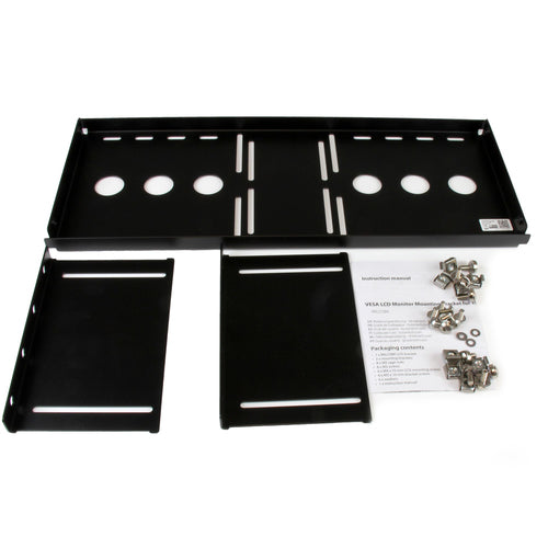 StarTech.com Universal VESA LCD Monitor Mounting Bracket for 19in Rack or Cabinet
