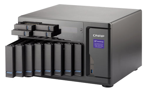 QNAP TVS-1282 NAS Tower Intel® Core™ i7 i7-6700 64 GB DDR4 0 TB QNAP Turbo System Black