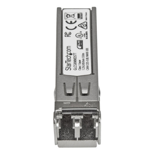 StarTech.com Cisco GLC-SX-MMD Compatible SFP Module - 1000BASE-SX - 1GbE Multimode Fiber MMF Optic Transceiver - 1GE Gigabit Ethernet SFP - LC 550m - 850nm - DDM Cisco Firepower, ASR920, IE2000