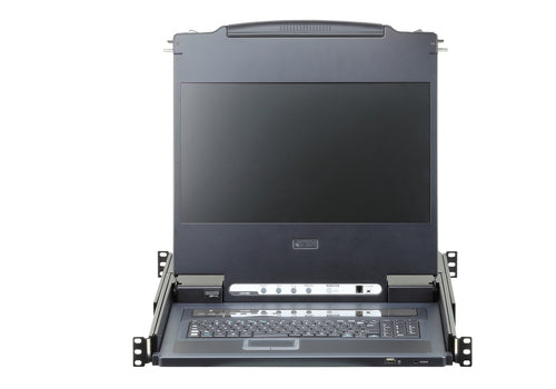 ATEN 8-Port 17.3" DVI Full HD LCD KVM Switch (USB)