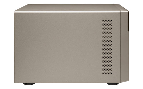 QNAP TVS-673e NAS Tower AMD Embedded R-Series SoC RX-421BD 4 GB DDR4 0 TB QNAP Turbo System Gold
