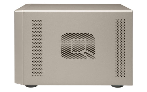 QNAP TVS-673e NAS Tower AMD Embedded R-Series SoC RX-421BD 4 GB DDR4 0 TB QNAP Turbo System Gold