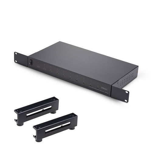 StarTech.com 10-Port USB-C Charging Hub, 60W Per Port, 350W Total Power, Multiport Charger Block / Station, TAA Compliant