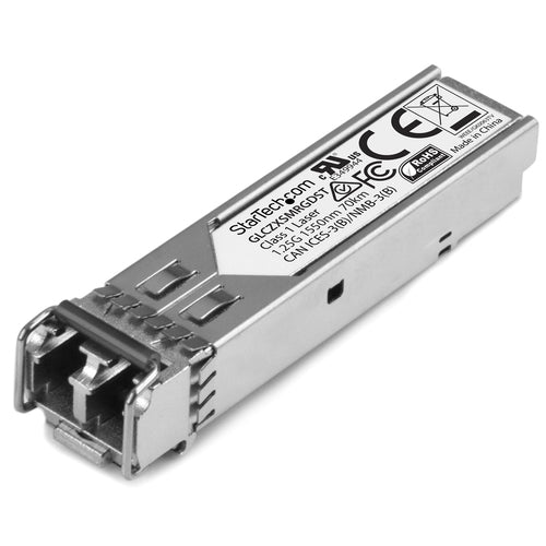 StarTech.com Cisco GLC-ZX-SM-RGD Compatible SFP Transceiver Module - 1000BASE-ZX~Cisco GLC-ZX-SM-RGD Compatible SFP Module - 1000BASE-ZX - 1GbE Single Mode Fiber SMF Optic Transceiver - 1GE Gigabit Ethernet SFP - LC 70km - 1550nm - DDM Cisco ASR920,