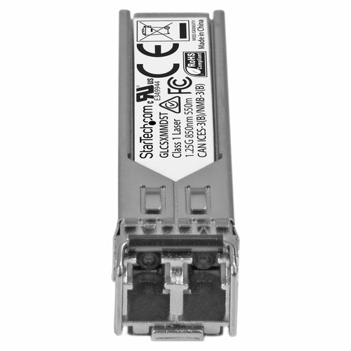 StarTech.com Cisco GLC-SX-MMD Compatible SFP Transceiver Module - 1000BASE-SX~Cisco GLC-SX-MMD Compatible SFP Module - 1000BASE-SX - 1GbE Multimode Fiber MMF Optic Transceiver - 1GE Gigabit Ethernet SFP - LC 550m - 850nm - DDM Cisco Firepower, ASR920,