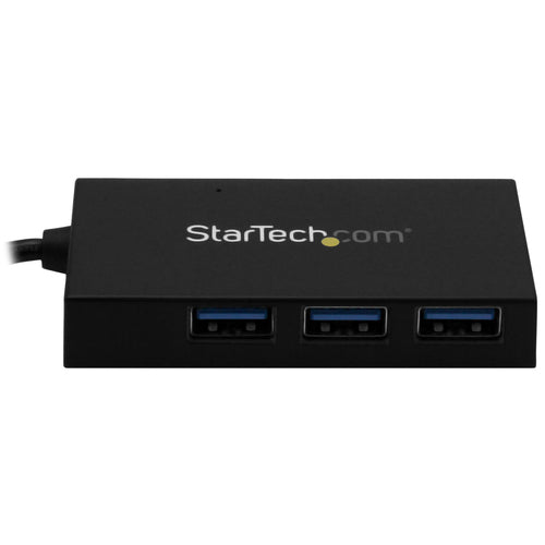StarTech.com 4 Port USB 3.0 Hub - USB Type-A Hub with 1x USB-C & 3x USB-A Ports (SuperSpeed 5Gbps) - USB Bus Powered - USB 3.1 Gen 1 Adapter Hub - Portable/Laptop USB Hub~4 Port USB 3.0 Hub - USB Type-A Hub with 1x USB-C & 3x USB-A Ports (SuperSpeed
