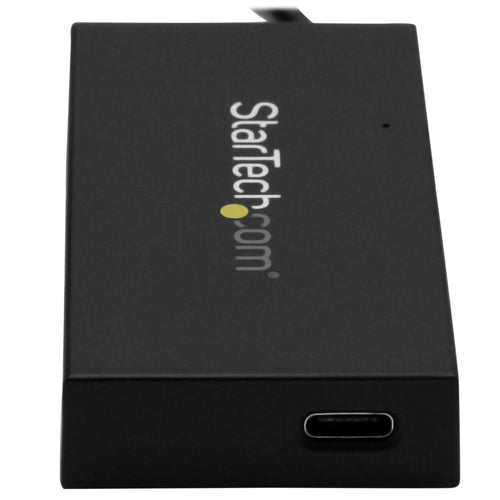 StarTech.com 4 Port USB 3.0 Hub - USB Type-A Hub with 1x USB-C & 3x USB-A (SuperSpeed 5Gbps) - USB Bus or Self-Powered - Portable USB 3.1/3.2 Gen 1 BC 1.2 Charging Hub w/ Power Adapter~4 Port USB 3.0 Hub - USB Type-A Hub with 1x USB-C & 3x USB-A