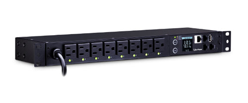 CyberPower PDU81001 power distribution unit (PDU) 8 AC outlet(s) 1U Black