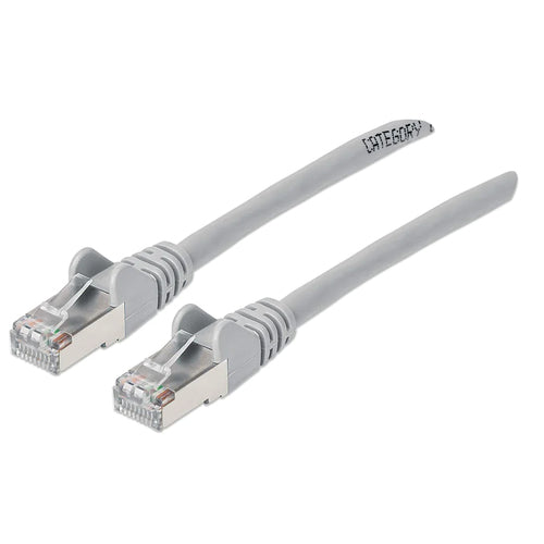 Intellinet IEC-C6AS-GY-5 networking cable Grey 1.5 m Cat6a S/FTP (S-STP)