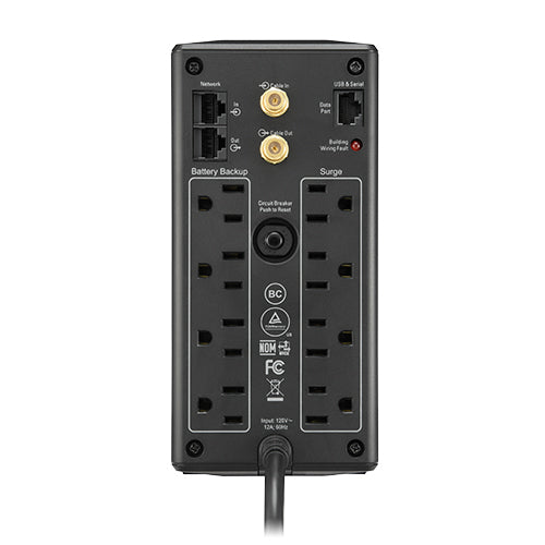 APC BX850M uninterruptible power supply (UPS) Line-Interactive 0.85 kVA 510 W 8 AC outlet(s)