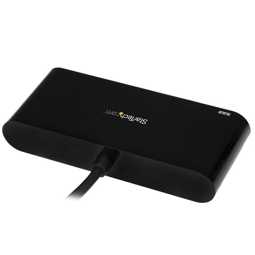 StarTech.com 3 Port USB-C Hub with Gigabit Ethernet & 60W Power Delivery Passthrough Laptop Charging - USB-C to 3x USB-A (USB 3.0 SuperSpeed 5Gbps) - USB 3.1/3.2 Gen 1 Type-C Adapter Hub~3 Port USB-C Hub with Gigabit Ethernet & 60W Power Delivery