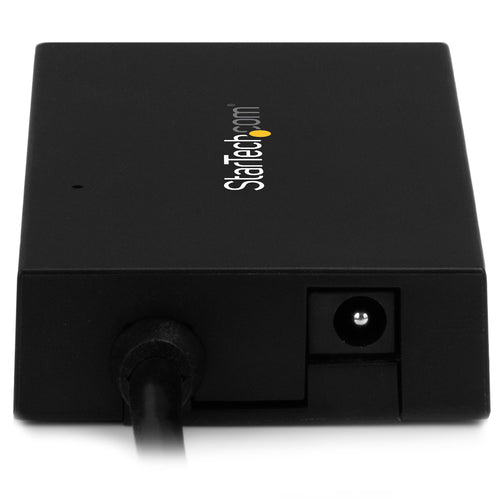 StarTech.com 4 Port USB C Hub - USB Type-C Hub w/ 4x USB-A Ports (USB 3.0/3.1 Gen 1 SuperSpeed 5Gbps) - USB Bus or Self Power - Portable USB-C to USB-A BC 1.2 Charging Hub w/ Power Adapter~4 Port USB C Hub - USB Type-C Hub w/ 4x USB-A Ports USB 3.0 hub