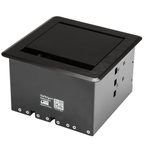 StarTech.com Conference Table Cable Management Box - Table Top - Conference Room AV - Conference Table Connectivity Box