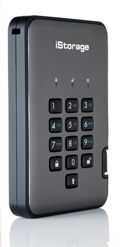 iStorage diskAshur PRO² HDD 5TB | Secure Portable Hard Drive |FIPS 140-2 Level 3 certified | AES-XTS 256-bit Hardware Encryption | PIN protected | OS & Platform Independent |GDPR, TAA Compliant|Brute force hack defence | Dust/Water Resistant
