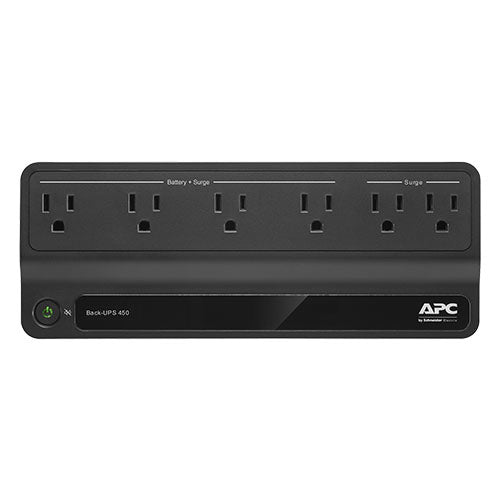 APC BN450M uninterruptible power supply (UPS) Standby (Offline) 0.45 kVA 255 W 6 AC outlet(s)