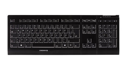 CHERRY B.Unlimited 3.0 keyboard Mouse included Universal RF Wireless QWERTY Spanish Black