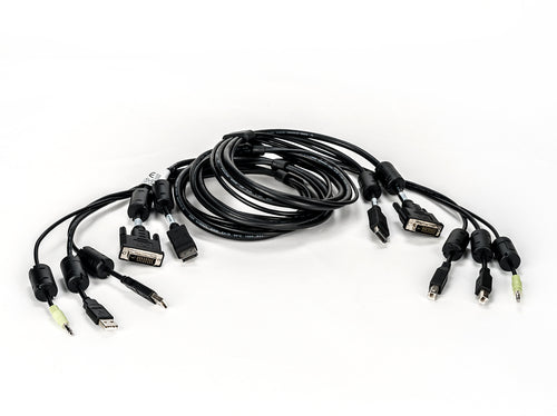 Vertiv Avocent CABLE, 1 DVI-D/1 DISPLAYPORT/2 USB/1 AUDIO, 6FT