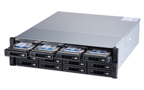 QNAP TS-1673U NAS Rack (3U) AMD Embedded R-Series SoC RX-421ND 8 GB DDR4 0 TB QNAP Turbo System Black