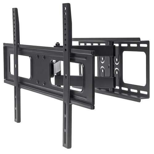 Manhattan Wall Mount for TV & Monitors (Full Motion), For screens 37" to 65", VESA compatibility: all between 200x200mm to 600x400mm - check the dimensions of the four mounting holes on back of screen to ensure it fits, Max 50kg, Black, Bracket, Lifetime