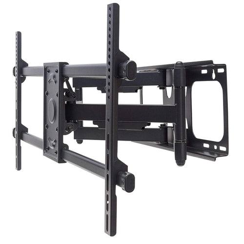 Manhattan Wall Mount for TV & Monitors (Full Motion), For screens 37" to 75", VESA compatibility: all between 200x200mm to 800x400mm - check the dimensions of the four mounting holes on back of screen to ensure it fits, Max 75kg, Black, Bracket, Lifetime