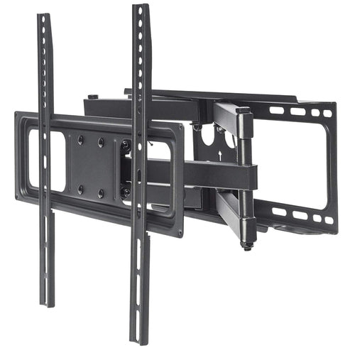 Manhattan Wall Mount for TV & Monitors (Full Motion), For screens 32" to 55", VESA compatibility: all between 100x100mm to 400x400mm - check the dimensions of the four mounting holes on back of screen to ensure it fits, Max 40kg, Black, Bracket, Lifetime