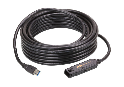 ATEN UE3310 USB cable USB 3.2 Gen 1 (3.1 Gen 1) 10 m USB A 5 Gbit/s Black