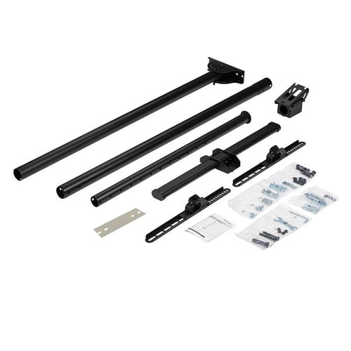 StarTech.com TV Ceiling Mount - Full-Motion Universal Hanging Single Screen Mount with Adjustable Telescopic Long Pole - Tilt / Swivel - VESA Bracket for 32”-75" Displays