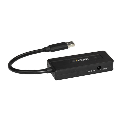 StarTech.com 4 Port USB 3.0 Hub (SuperSpeed 5Gbps) with Fast Charge – Portable USB 3.1 Gen 1 Type-A Laptop/Desktop Hub - USB Bus Power or Self Powered for High Performance – Mini/Compact~4 Port USB 3.0 Hub (SuperSpeed 5Gbps) with Fast Charge – Portable
