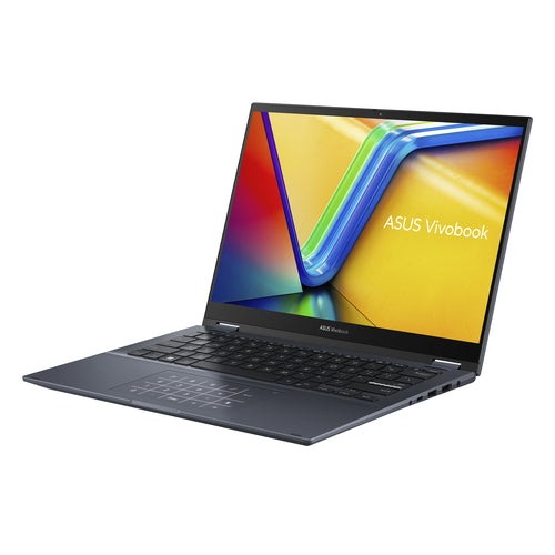 ASUS Vivobook S14 Flip TN3402QA-DB56T AMD Ryzen™ 5 5600H Hybrid (2-in-1) 35.6 cm (14") Touchscreen WUXGA 16 GB DDR4-SDRAM 512 GB SSD Wi-Fi 6 (802.11ax) Windows 11 Home Blue