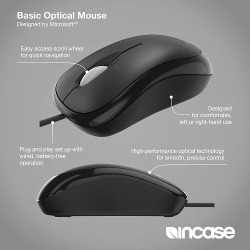 Incase Wired USB-A Basic Optical Mouse